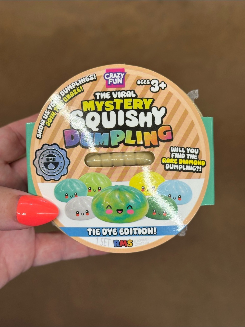 SEALED RMS Mystery Squishy Dumpling - Tie Dye Edition
